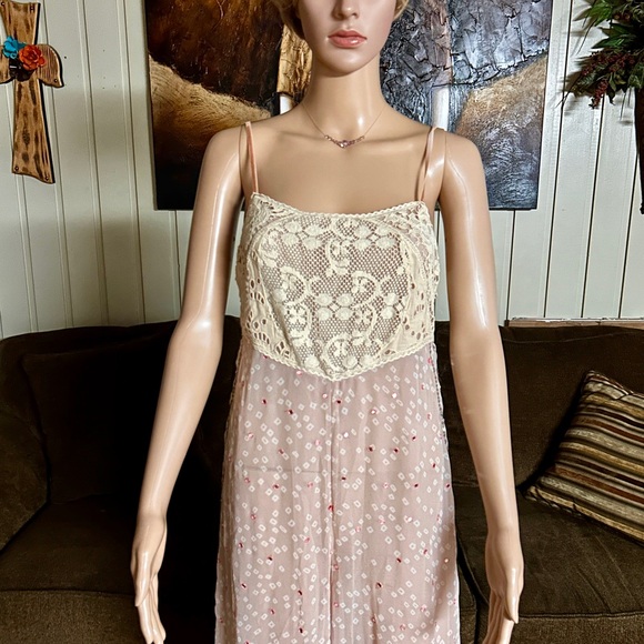 Free People • Small • New Romantics • Pink/Silver • Sequins • Boho Jumpsuit •New - Picture 5 of 15